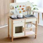 Wooden Kitchen - Fun Kitchen - White With Real Sink