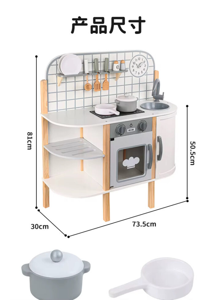 Wooden Kitchen - Kabi White Rounded Kitchen - Image 7