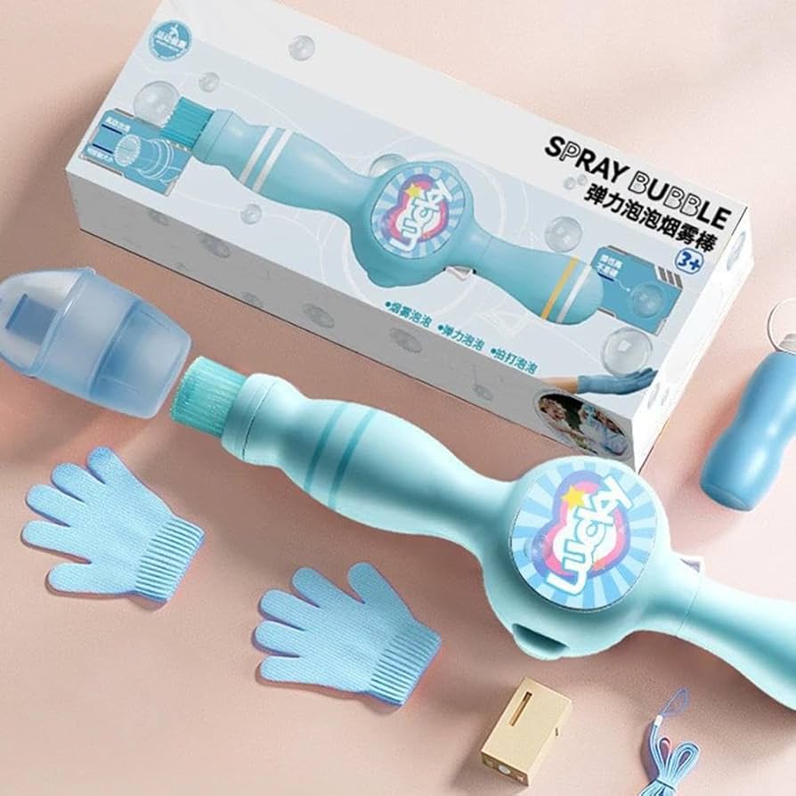 IMG_6438 Onshine Spray Bubble Smoke Machine - Blue - Image 1