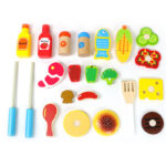 BBQ - Wooden Stand - Red - Image 2