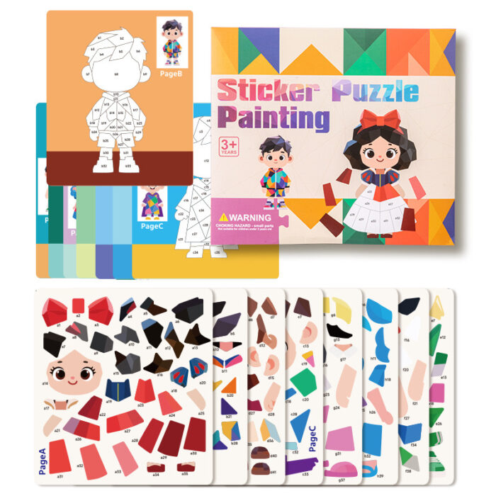 Sticker Puzzle Painting - Random Design - Image 5