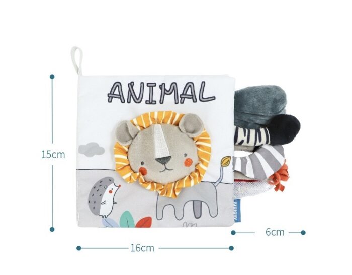 Toddler Soft Cloth Book - Animals - Image 2