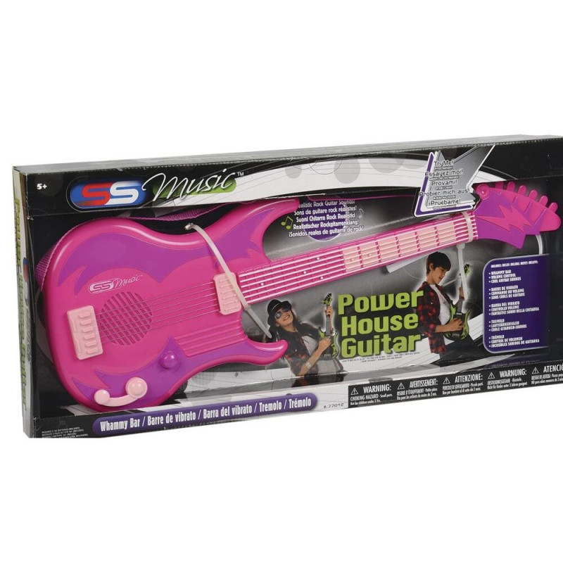 IMG_3327 Power House Guitar - Pink - Image 1