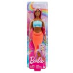 Barbie Mermaid Doll With Magenta Hair, Tropical Red Tail And Headband Accessory