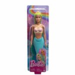 Barbie Mermaid Doll With Blue And Yellow Hair, Turquoise Tail, And Headband Accessory