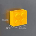 Lego Style Storage Brick - Square Design - Image 3