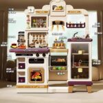 Western White Kitchen With Burgundy - 93 Pcs - Image 2