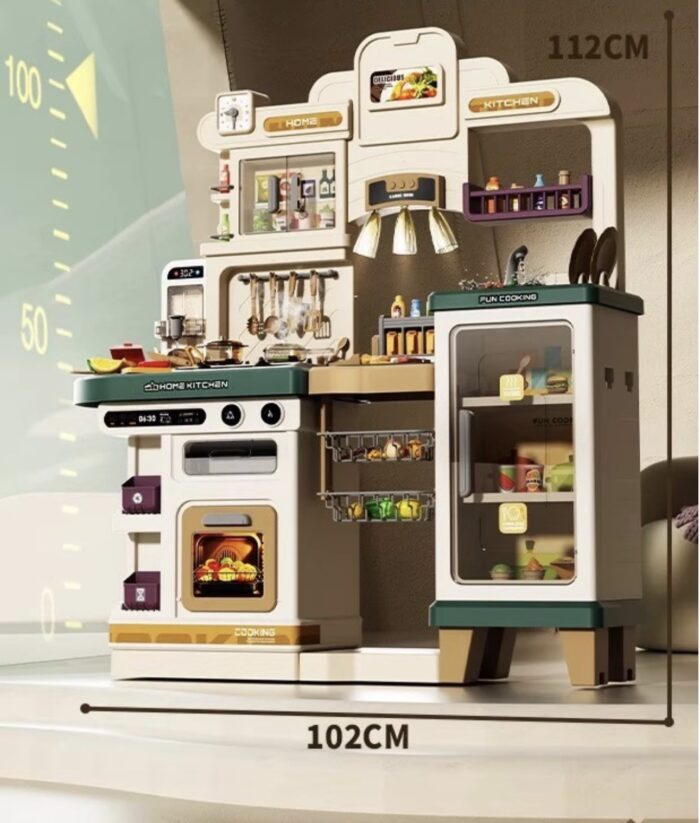 Western White Kitchen With Green - 93 Pcs - Image 2