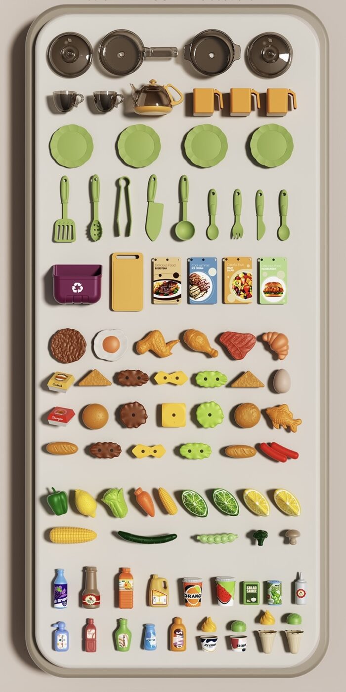 Multifunctional Kitchen - Pink - Image 2