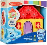Melissa & Doug Blue's Clues & You - Wooden Take-Along House Shape Sorter