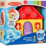 Melissa & Doug Blue's Clues & You - Wooden Take-Along House Shape Sorter