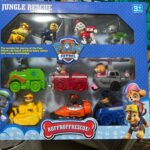 Paw Patrol Set - 6 Cars & 4 Characters