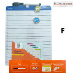 Magnetic White Board - Lined - 21.5x28 cm