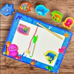 Wooden Ocean Puzzle & Writing Board - Image 2