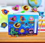 Wooden Ocean Puzzle & Writing Board - Image 3