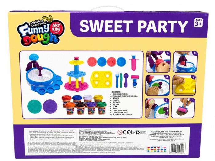 Playdough Sweet Party 22 Pcs - Image 2