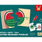 Water Drawing Puzzle - Fruits
