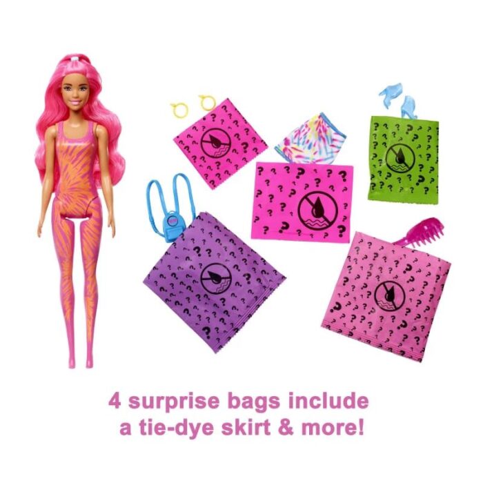 Barbie Color Reveal - Neon Tie-Dye - Image 5