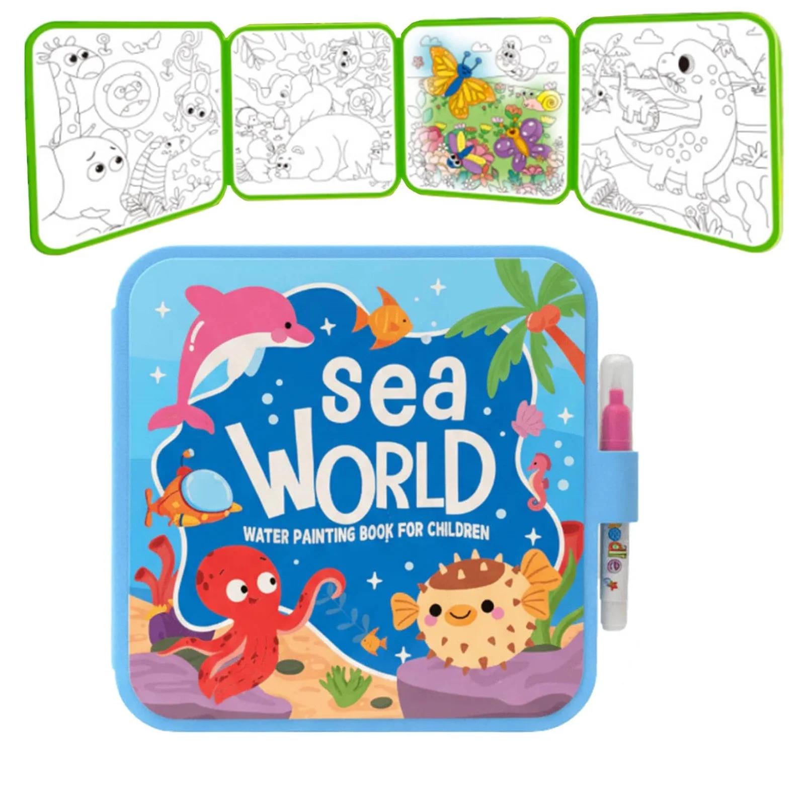 IMG-20260608-WA0079 Water Painting Book - Sea Animals - Image 1