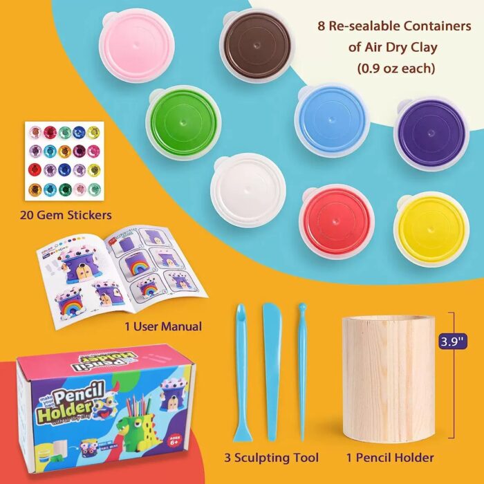 Make Your Own Pencil Holder With Air Dry Clay - Image 5