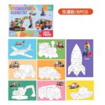 Sticker Puzzle Painting - Vehicles