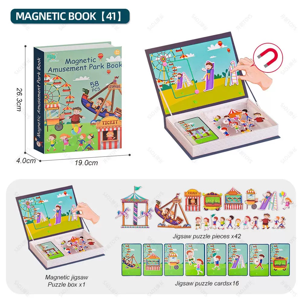 IMG_4363 Magnetic Book - Amusement Park - Image 1