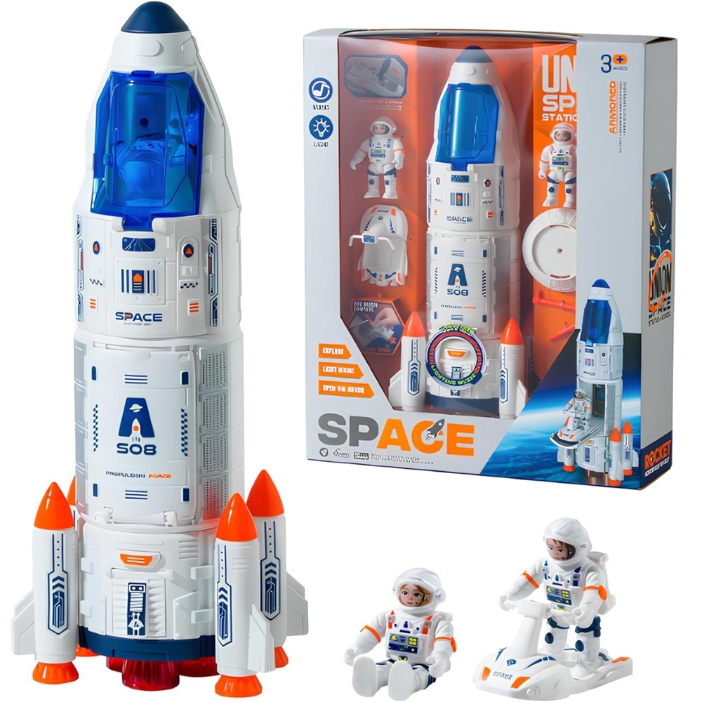 IMG_6248 Space Rocket With Light & Music - Image 1