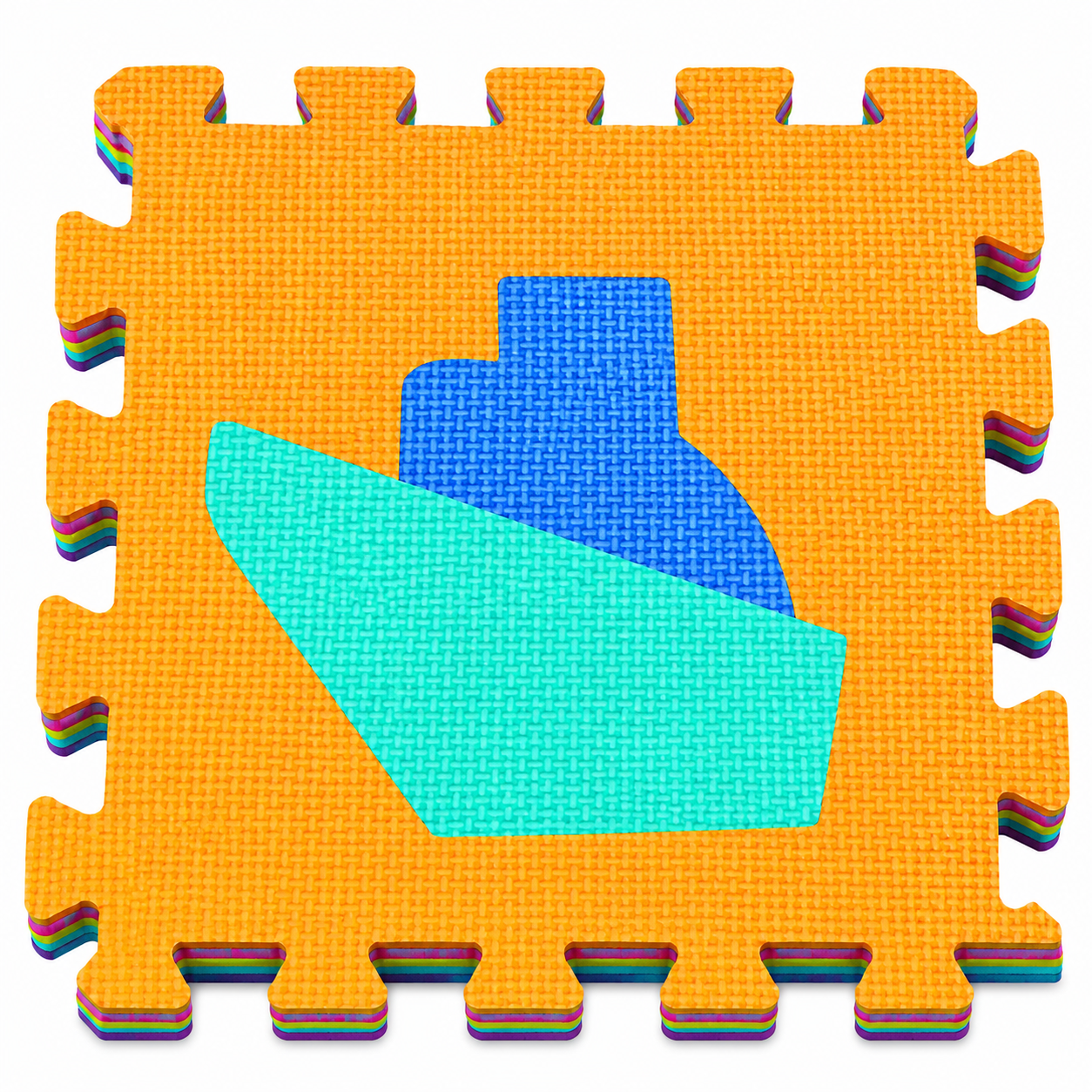44FC19DC-24BF-4AE1-B4C3-177A54AF6DE1 Puzzle Mat - Transportation & Vehicles - 31 x 31x1cm - Image 1
