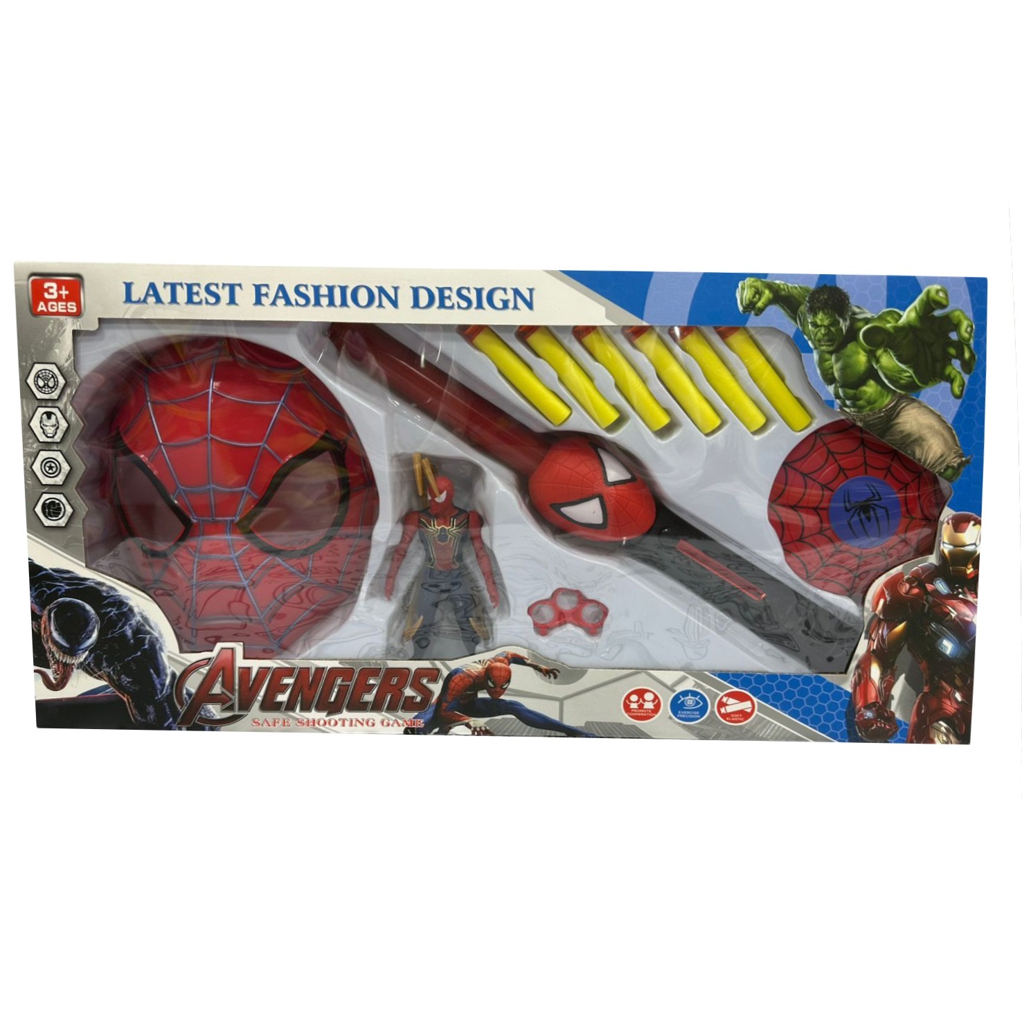 698774f3-8864-4018-ad6f-de567b1ee9f6 Spiderman Mask With Sword - Image 1