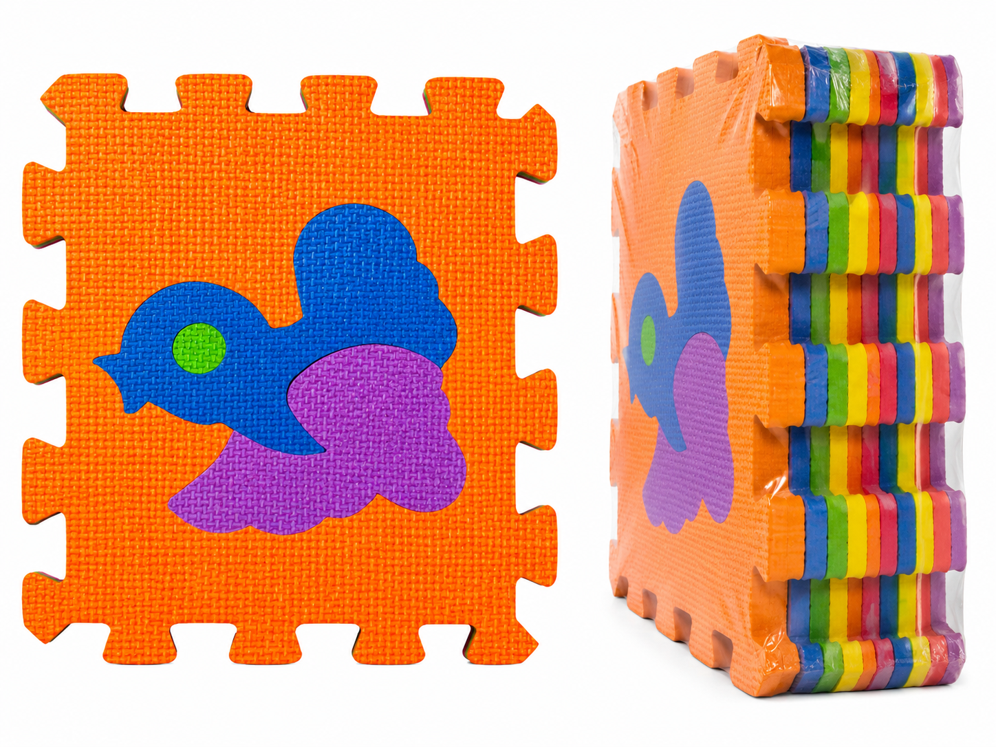 A3813675-AA3D-4B8D-8ED2-DF1968A2F604 Puzzle Mat - Animals - 31x31x1cm - Image 1