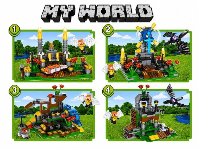 Lego My World Minecraft Set of 4 - Image 2