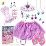 Dress Up and Accessories Set - Purple With Heels