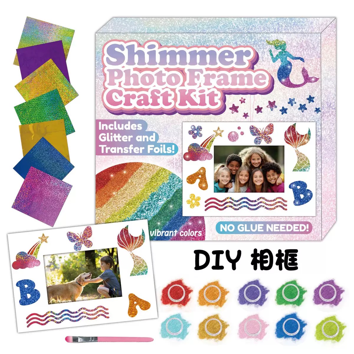 IMG_3823 Shimmer Photo Frame Craft Kit - Image 1