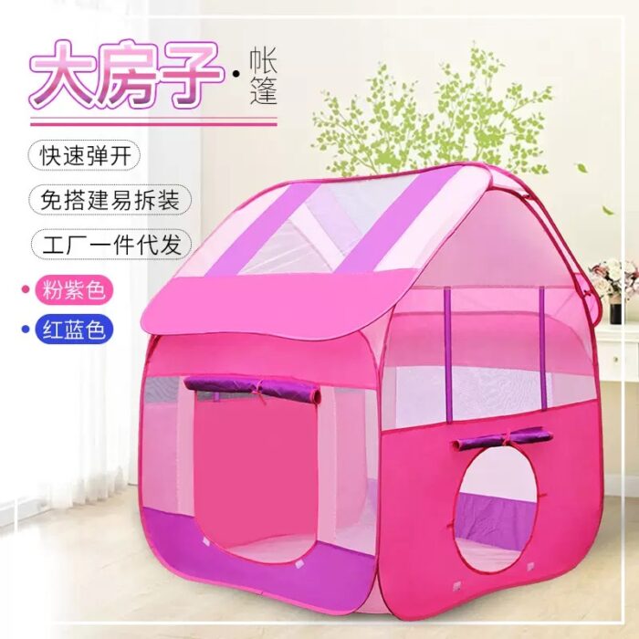 Tent - Popup Playhouse - Pink - Image 3