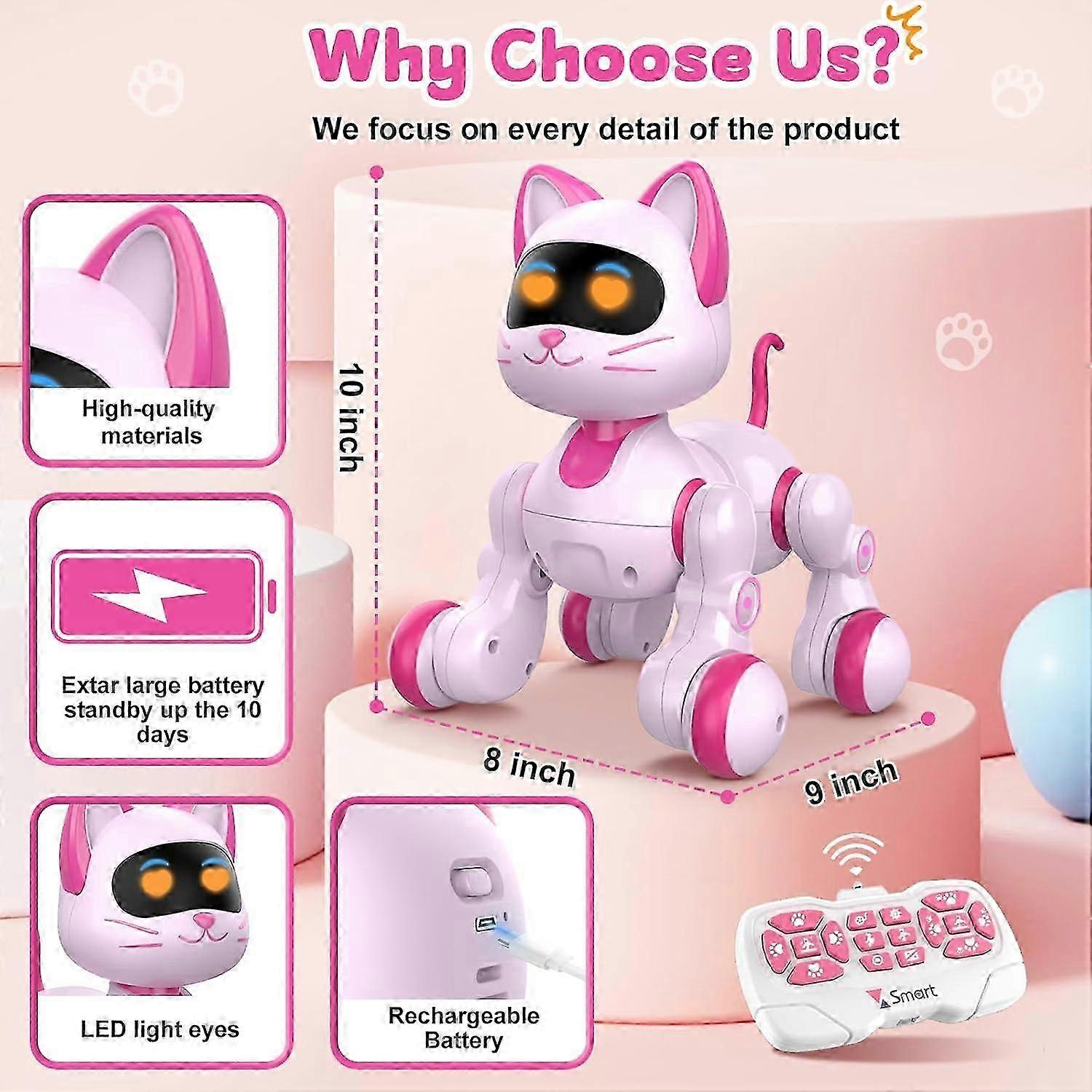 IMG_5098 Interactive Remote Control R/C Robot Cat - Image 1