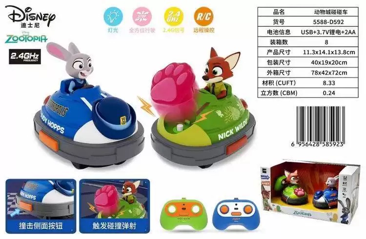 IMG_5351 Zootopia R/C Bumper Car - Image 1