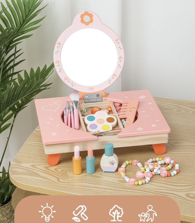 IMG_5596 Folding Dresser - Pink Wooden - Image 1