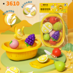 Fruit & Vegetable Cutting Basket Fun Toy No.3610