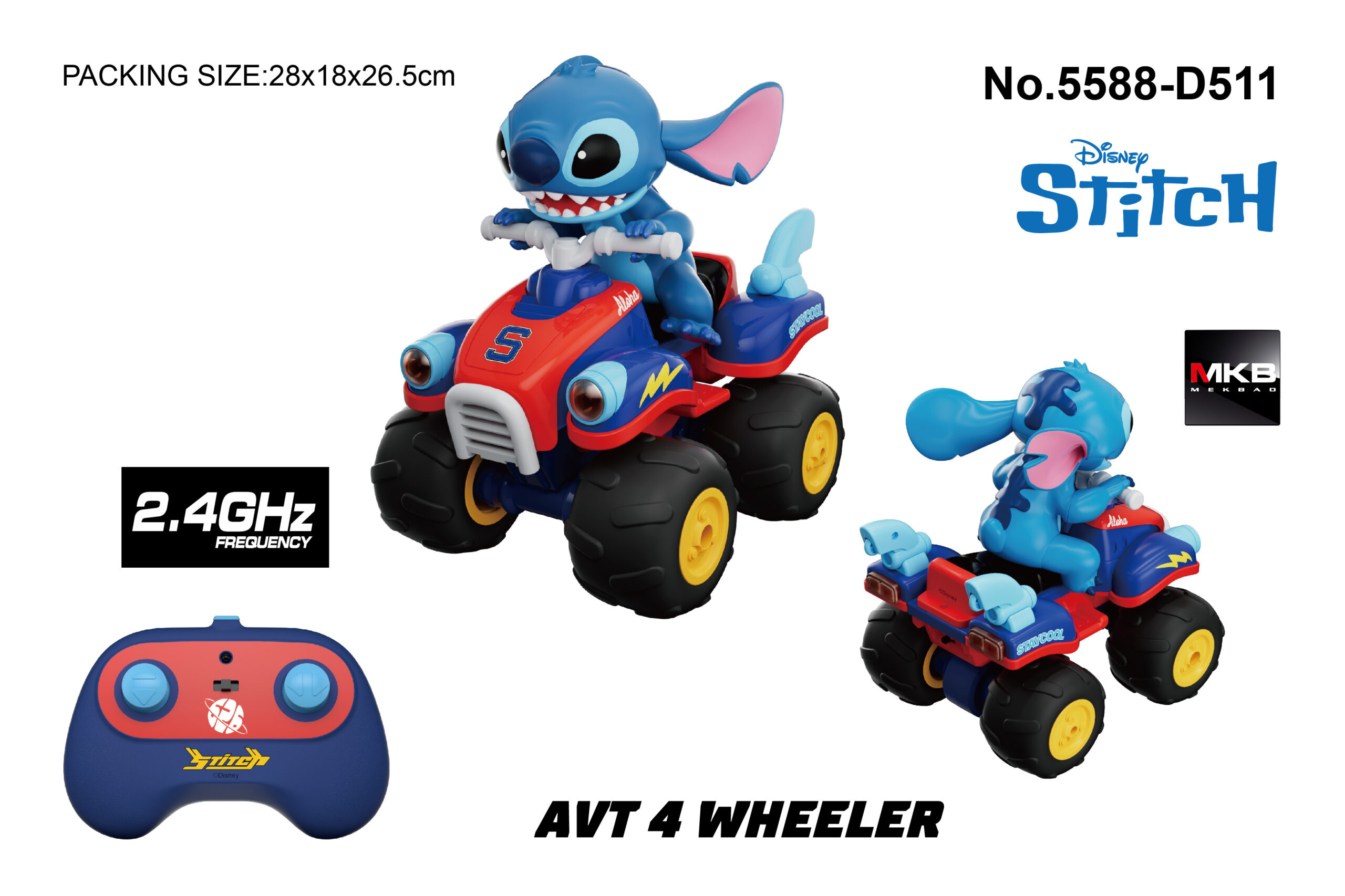 IMG_7167 Disney R/C Stitch - AVT 4 Wheeler - Image 1