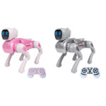 AI Bionic Intelligent Mechanical Dog - Silver - Image 4