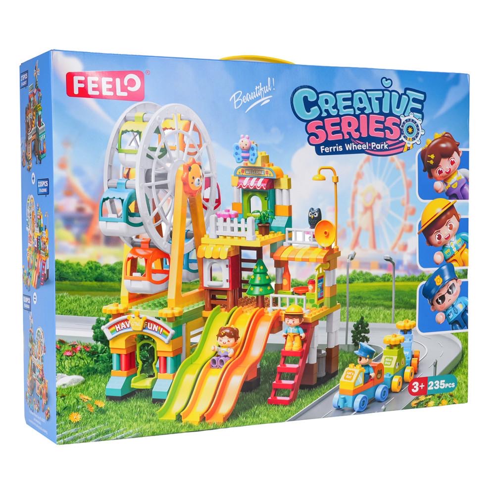 b92e1aaf-2def-4ce2-a092-bba864f16b3b Feelo Building Blocks - Creative Series Ferris Wheel Park 235 Pcs - Image 1
