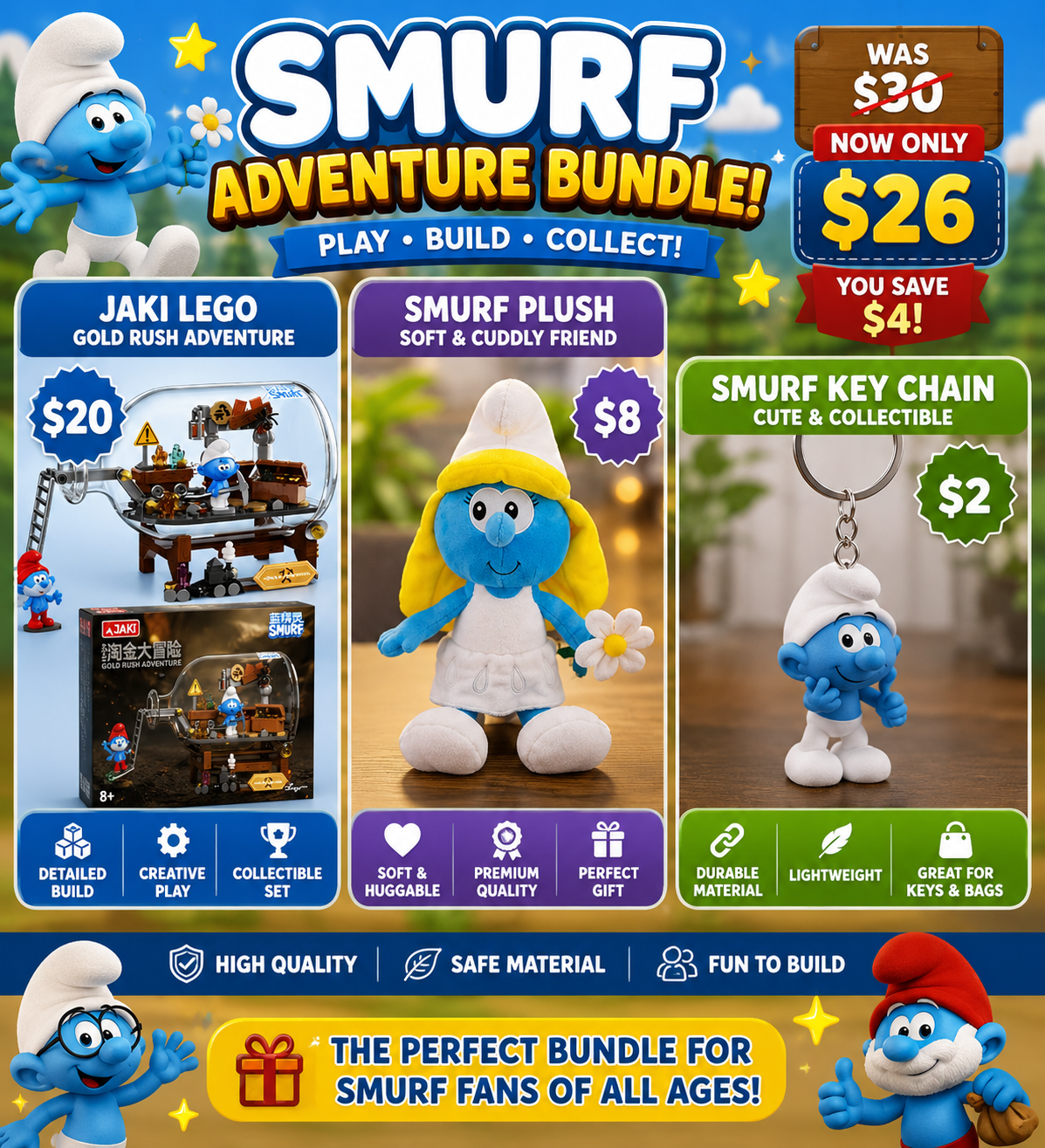 EB92AD15-5AA9-46DC-9DE7-80151358438F Smurf Adventure Bundle - Image 1