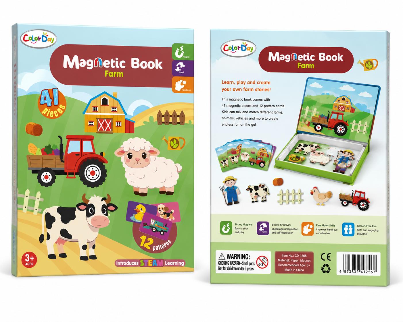 WhatsApp Image 2026-07-30 at 12.01.17 PM Magnet Book - Farm Animals - Image 1