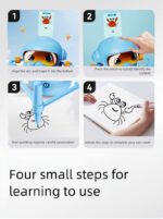 Smart Painting Early Education Robot - 2nd Generation - Blue - Image 5