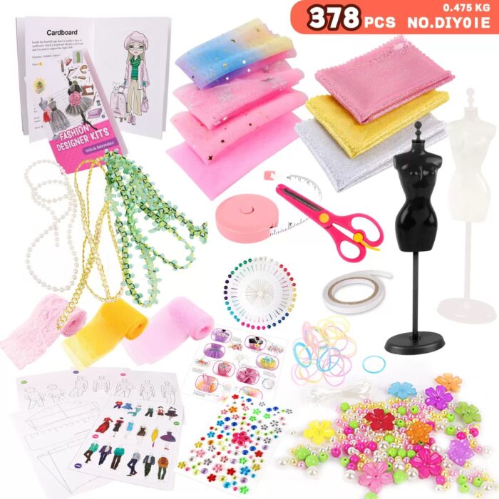 Fashion Designer Kit - Tailor Shop 378 Pcs - Image 2