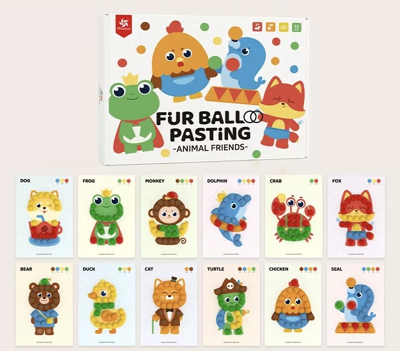 IMG_8602 (2) Fur Ball Pasting - Animal Friends - Image 1