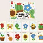 Fur Ball Pasting - My Garden