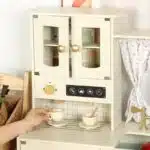Wooden Kitchen - One Elephant Luxury Cream & Gold Design Kitchen - Image 5
