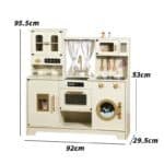 Wooden Kitchen - One Elephant Luxury Cream & Gold Design Kitchen - Image 2