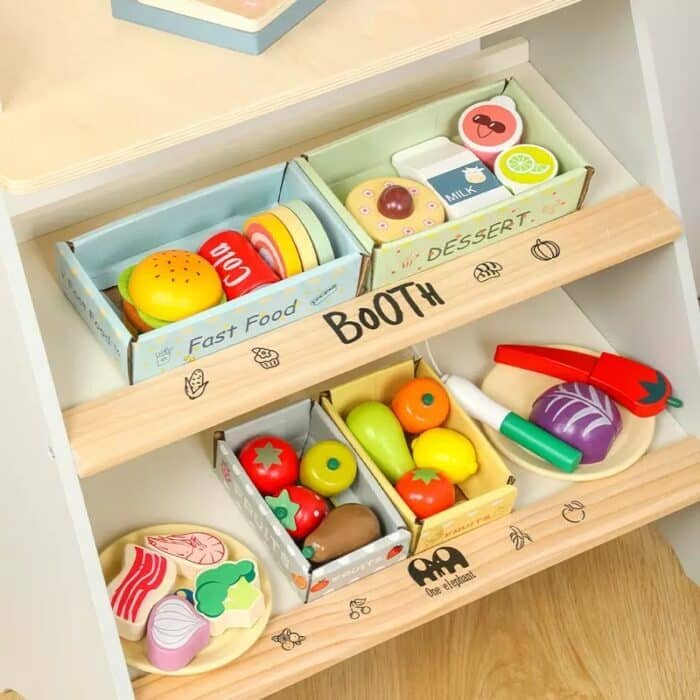 Wooden Stand - Grocery Store & Market Playset - Image 2